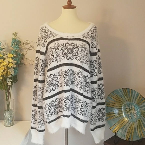 Faded Glory Tops - Faded Glory Fuzzy Sweater